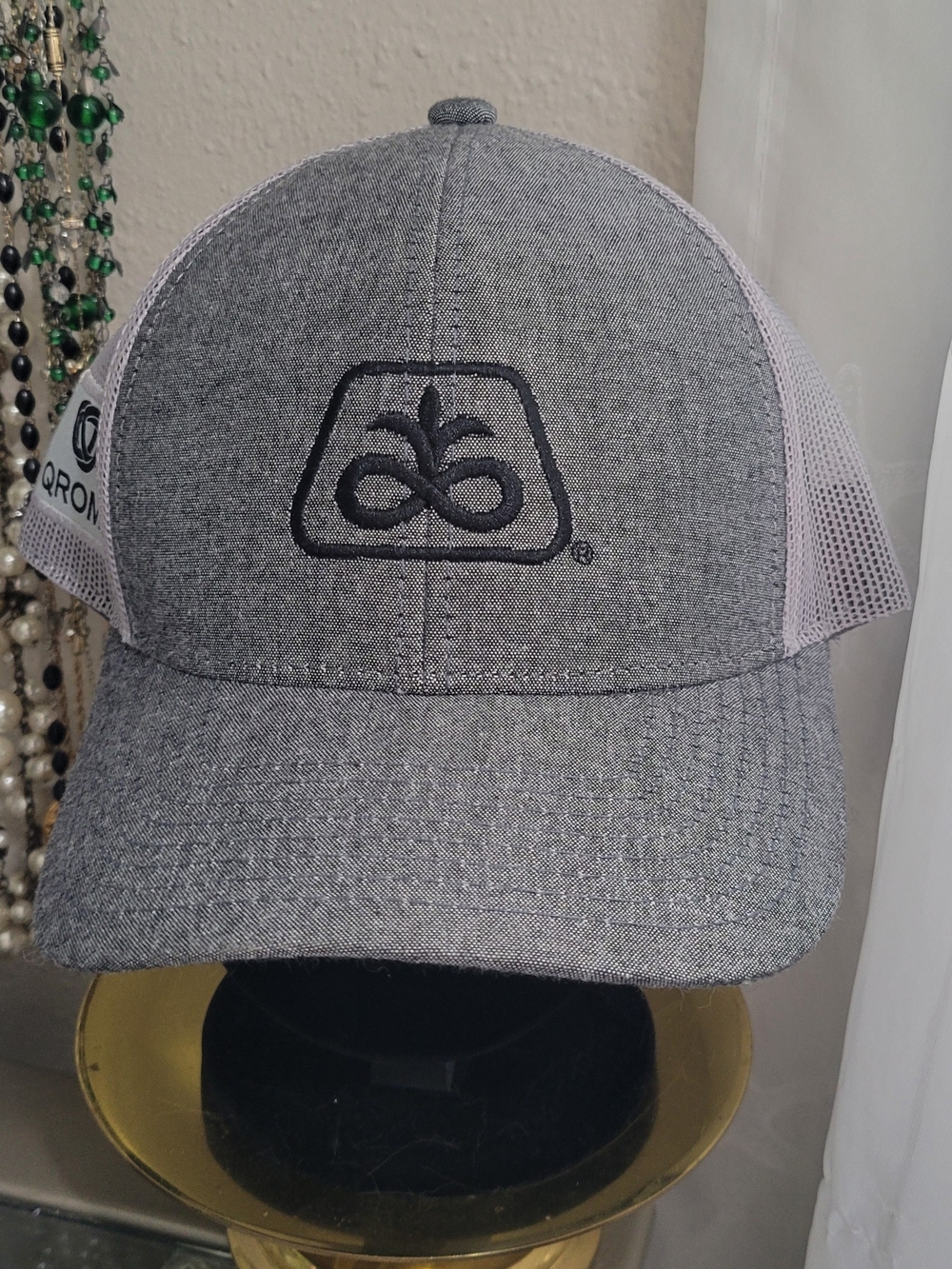 Pioneer Seed Grey Mesh Back Logo Trucker Hat